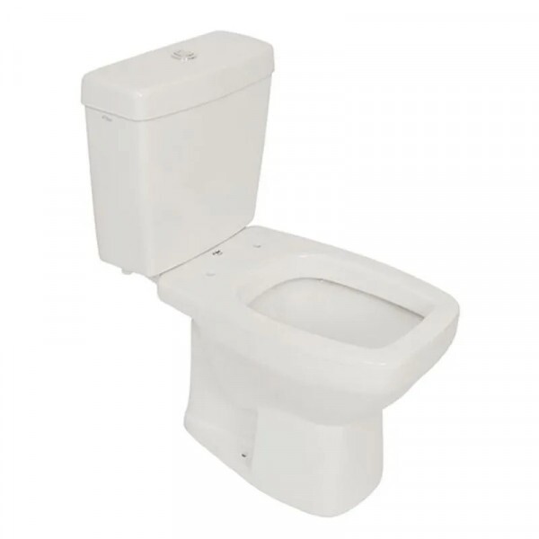 BACIA C/CAIXA ACOPLADA DUAL FLUSH 3/6L LIRIO BRANCO - FIORI