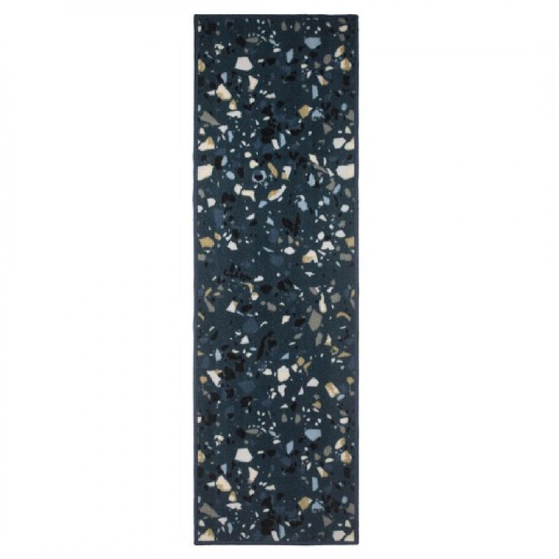 TAPETE COZINHA TERRAZZO AZUL 50X150CM