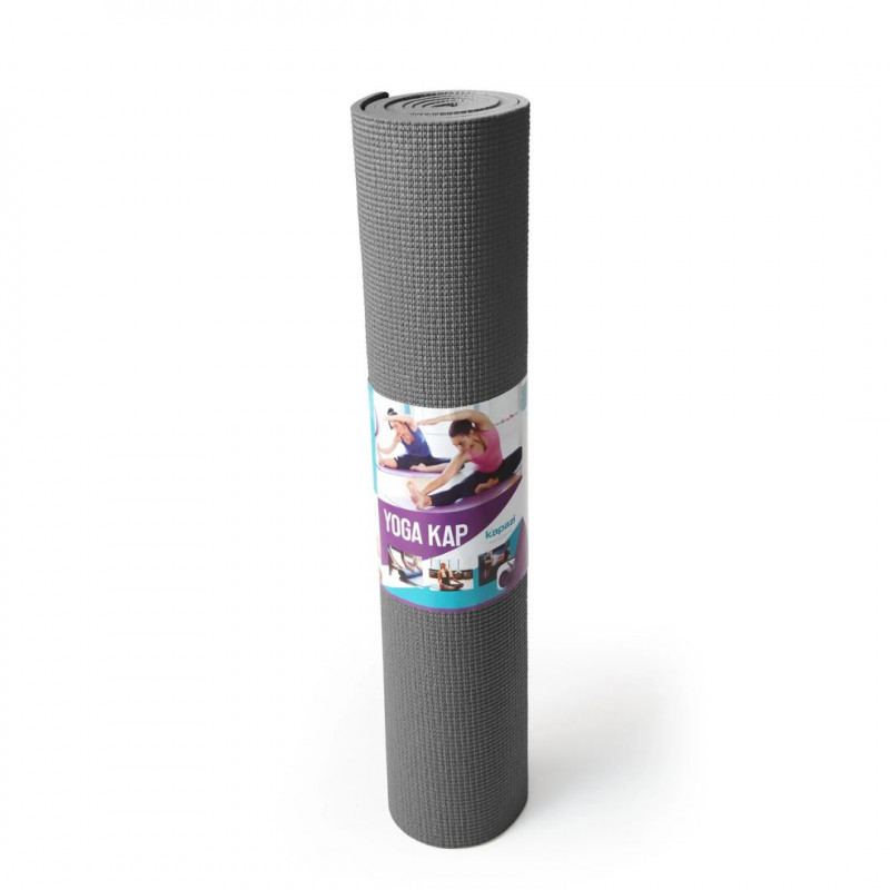 TAPETE DE YOGA 60CMX1,66M CINZA