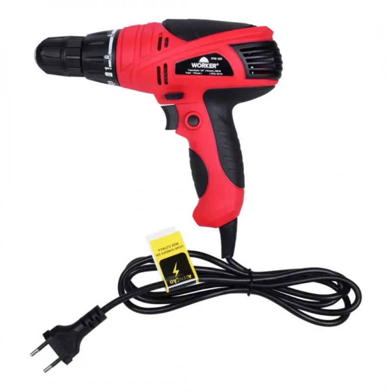 FURADEIRA/PARAFUSADEIRA 3/8" 280W 127V WORKER