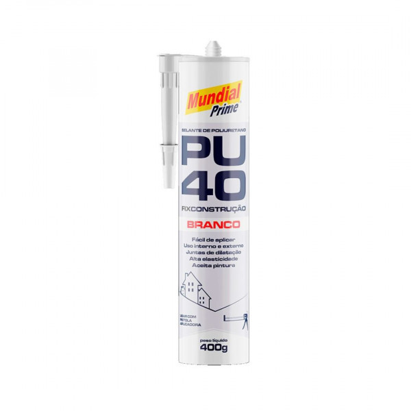 SELANTE PU40 BRANCO 400G MUNDIAL PRIME