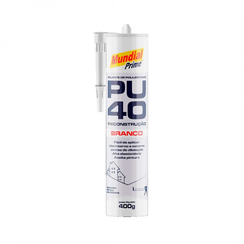 SELANTE PU40 BRANCO 400G MUNDIAL PRIME