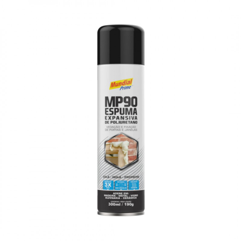 ESPUMA EXPANSIVA POLIURETANO 500ML MUNDIAL PRIME