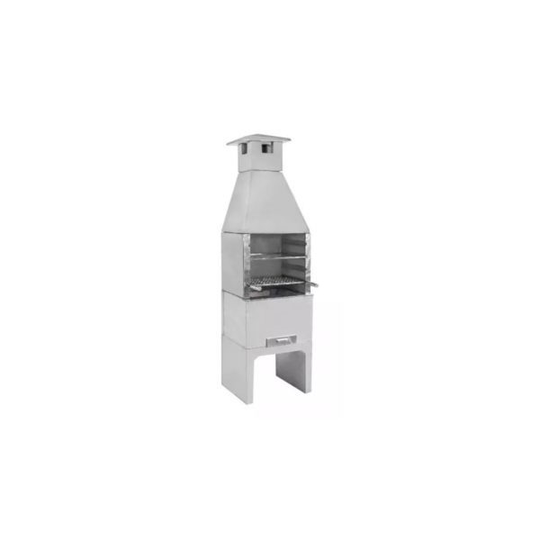 CHURRASQUEIRA MOLDADA MEDIA C/KIT DE INOX