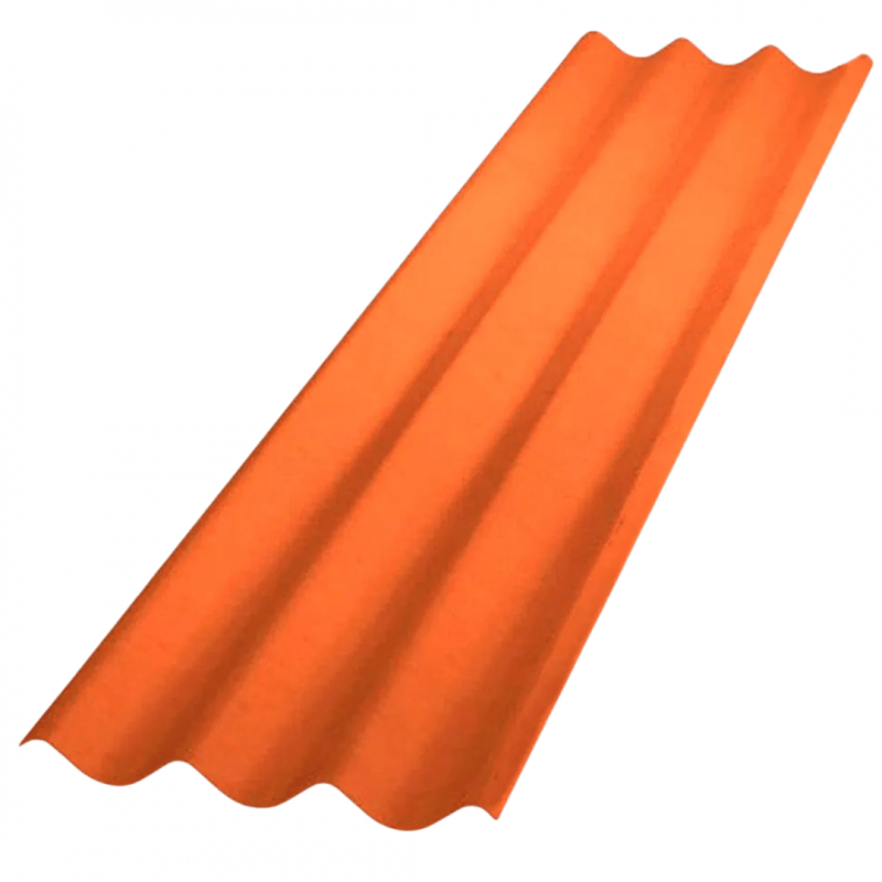 TELHA OLINDA VERMELHA 5MM 2,44X0,50 - ETERNIT
