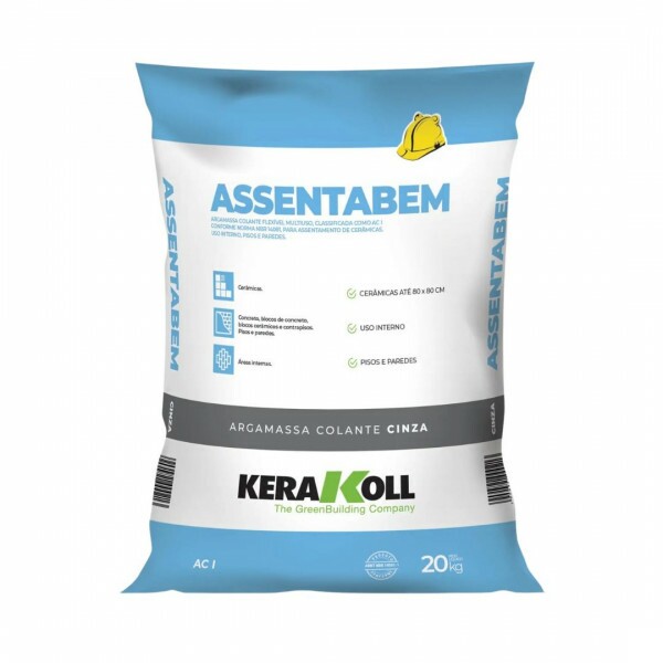 ARGAMASSA AC-I ASSENTABEM CINZA 20KG KERAKOLL
