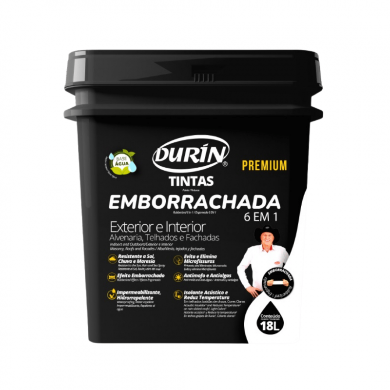 TINTA EMBORRACHADA PREMIUM FOSCA 18L - DURIN
